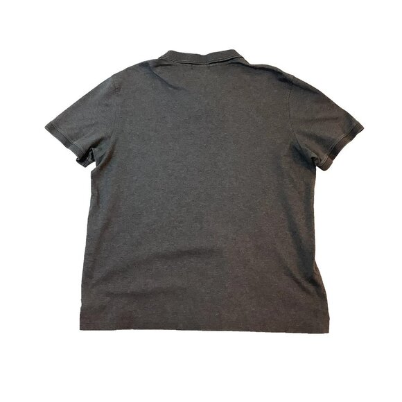 Calvin Klein Short Sleeve Collared Polo Gray Shirt Mens Size XL - Picture 2 of 11